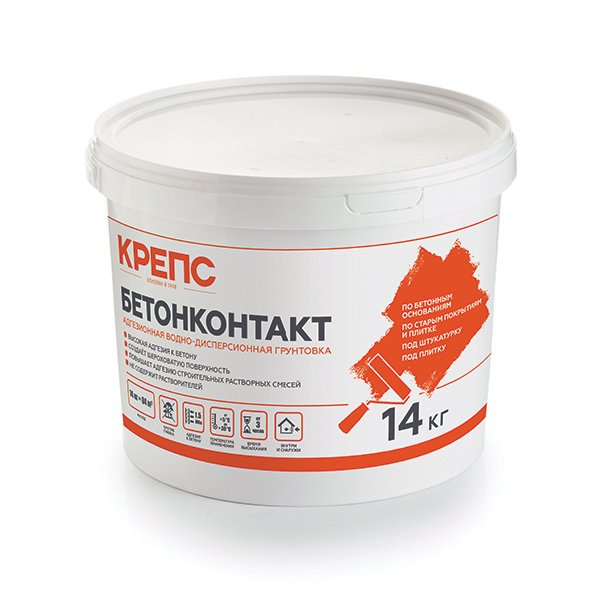 Грунт Крепс Бетонконтакт 14кг