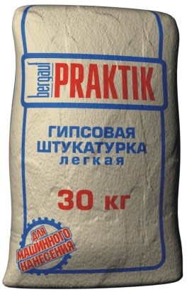 Штукатурка гипсовая Praktik легкая 30 кг