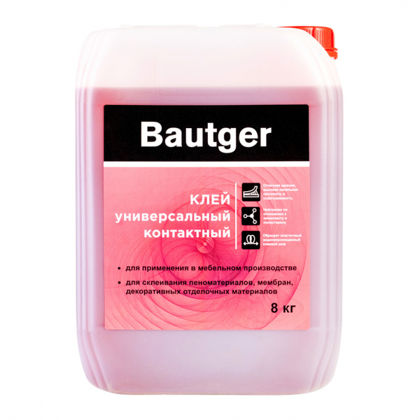 Клей контактный Bautger универсальный 10 л/8 кг