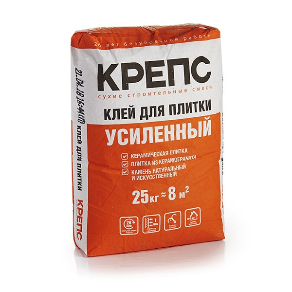 Клей Крепс Усиленный 25кг