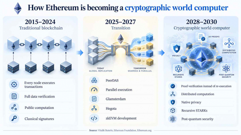 Бутерин пообещал, что после Hegota Ethereum станет «криптографическим мировым компьютером»